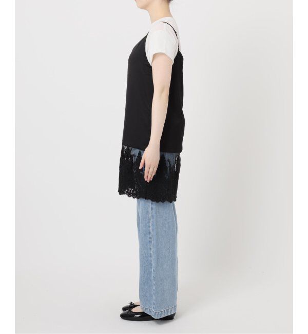 IENA「Satinレース キャミソールワンピース」|ワンピース|