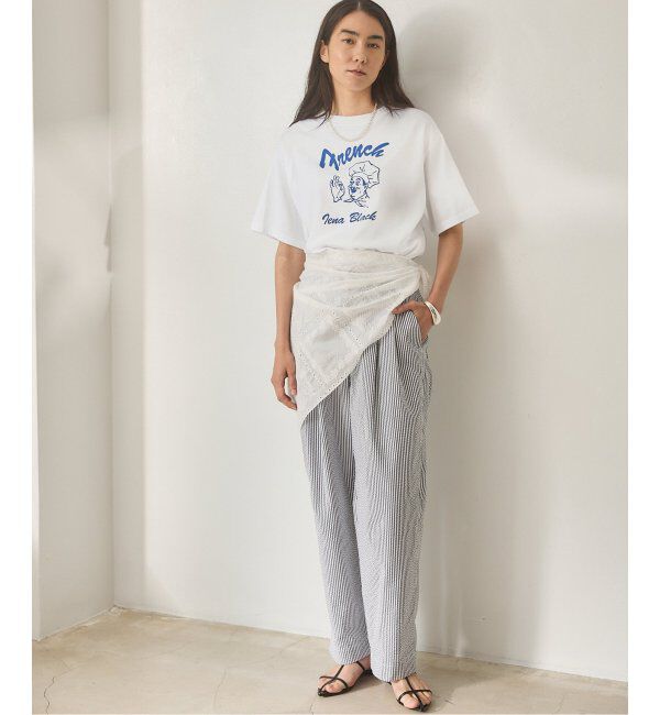 IENA「BLACK フレンチクック Tシャツ」|Tシャツ・カットソー|