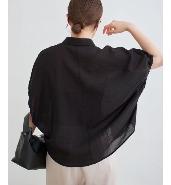 IENA「《追加》リネン混 襟付きブラウス」|シャツ・ブラウス|