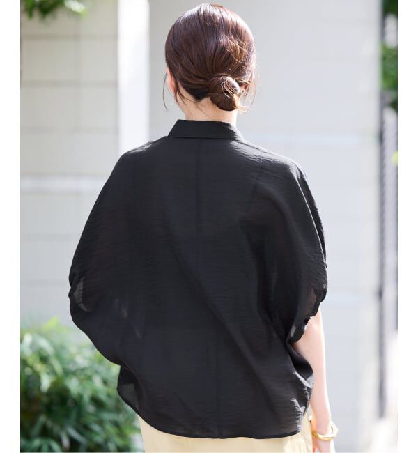 IENA「《追加》リネン混 襟付きブラウス」|シャツ・ブラウス|