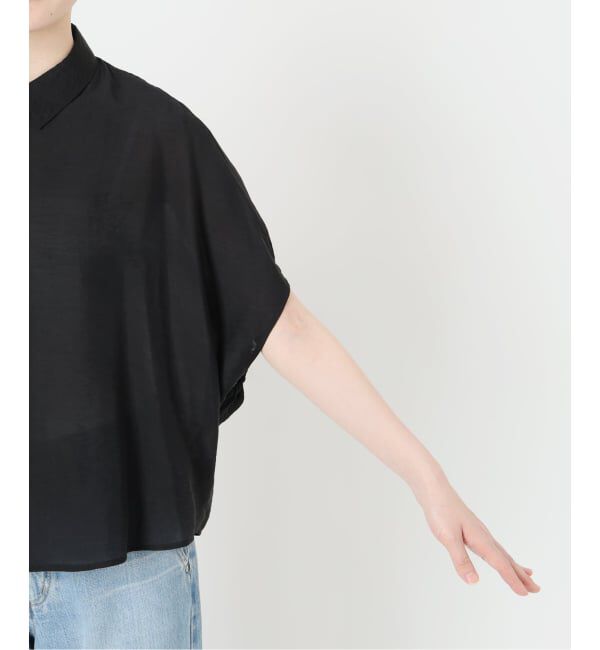 IENA「《追加》リネン混 襟付きブラウス」|シャツ・ブラウス|