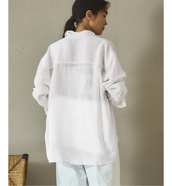 IENA「シアーメッシュ シャツ」|シャツ・ブラウス|