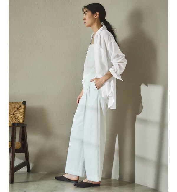 IENA「シアーメッシュ シャツ」|シャツ・ブラウス|