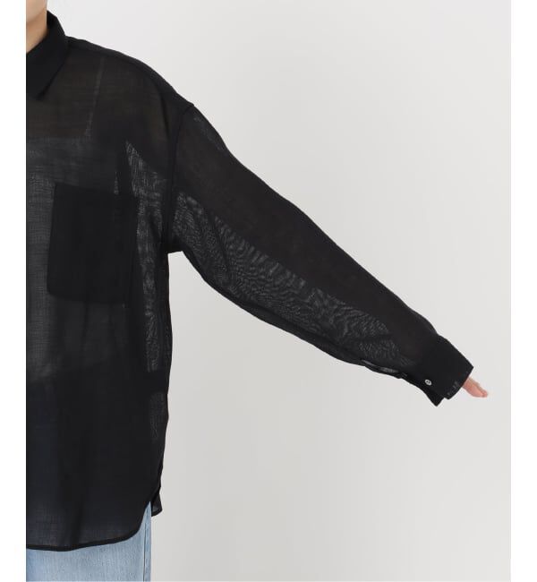 IENA「シアーメッシュ シャツ」|シャツ・ブラウス|