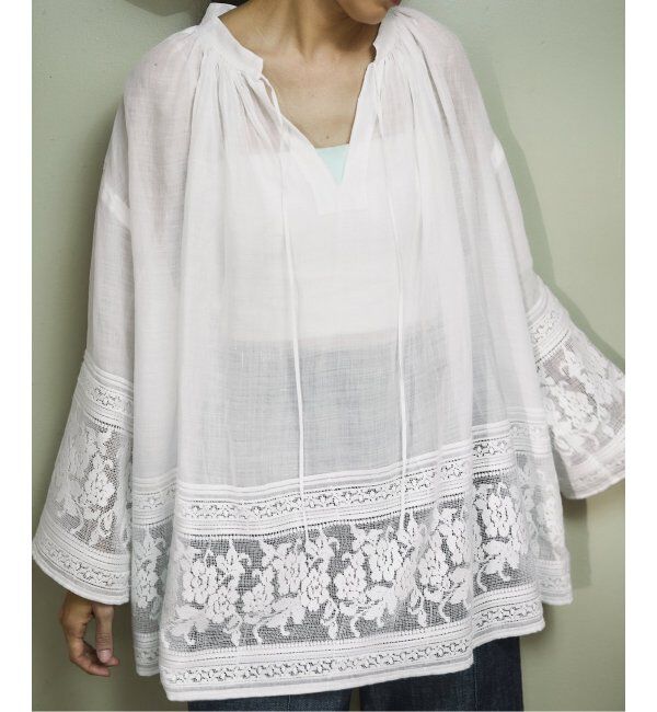 IENA「ラミーチャーチブラウス」|シャツ・ブラウス|