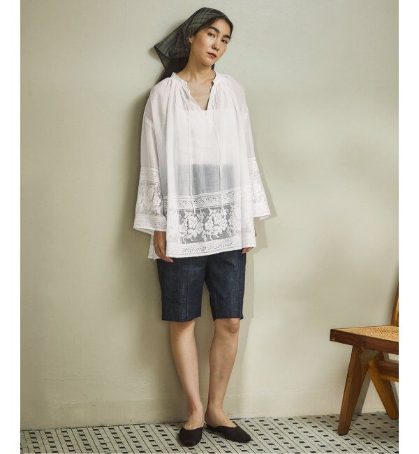 IENA「ラミーチャーチブラウス」|シャツ・ブラウス|