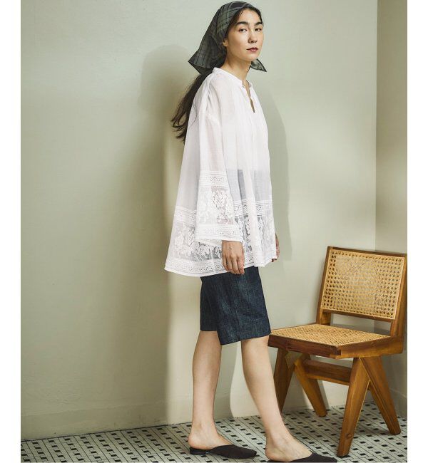 IENA「ラミーチャーチブラウス」|シャツ・ブラウス|