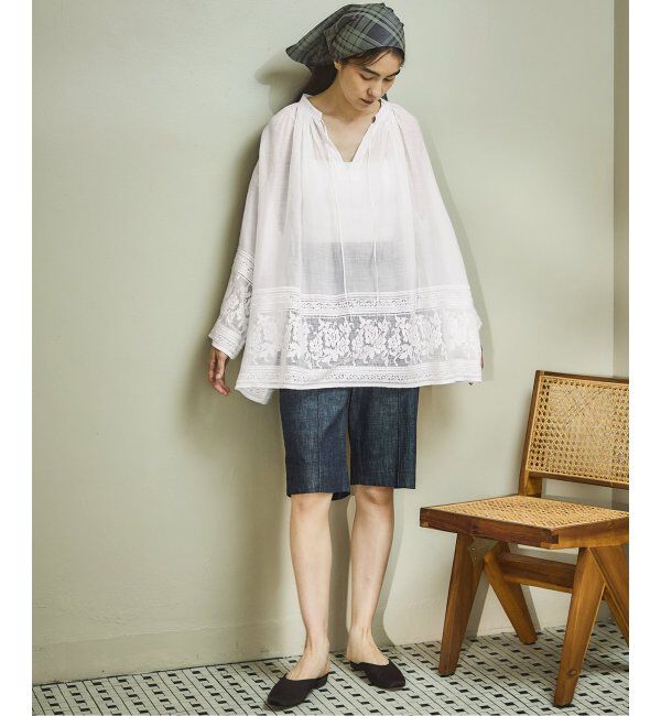 IENA「ラミーチャーチブラウス」|シャツ・ブラウス|