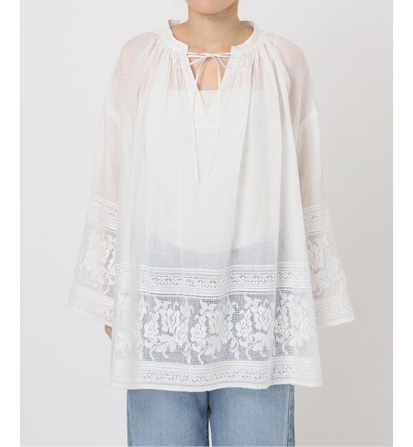 IENA「ラミーチャーチブラウス」|シャツ・ブラウス|