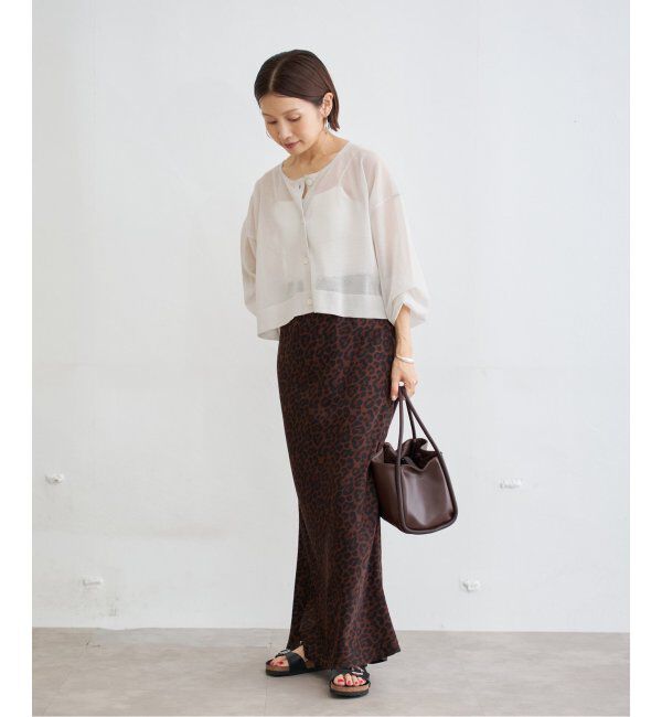 IENA「《追加2》FILMY COTTONカーディガン」|カーディガン|