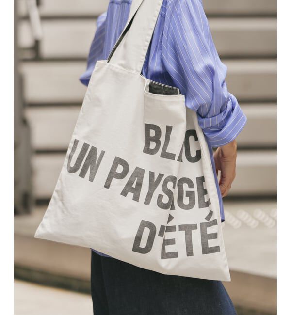 IENA「《WEB限定追加》IENA BLANC COTTON BAG」|トートバッグ|