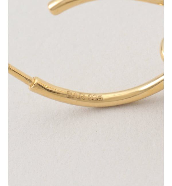 IENA「BAR Jewellery/バージュエリー TINY FIOCCO PIERCE ピアス(両耳)」|ピアス|