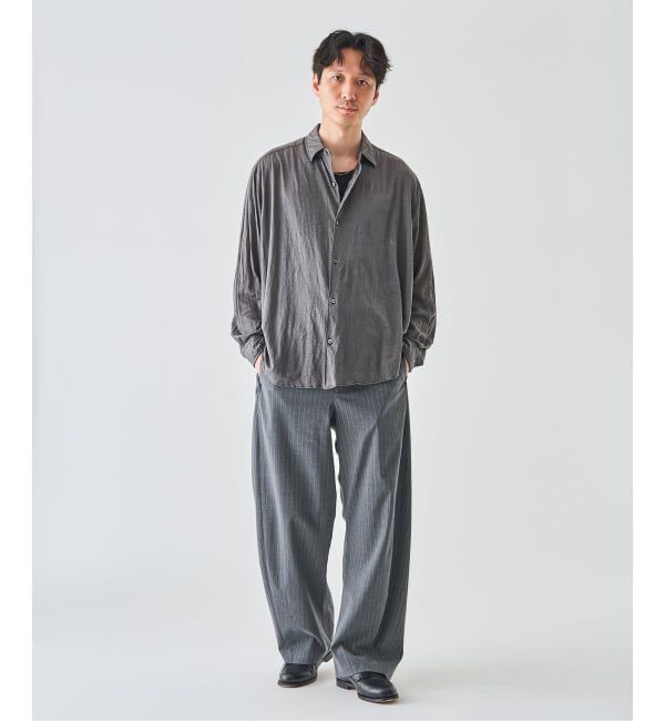 EDIFICE「《予約》Kanemasa Phil. (カネマサ フィル) 別注 28ゲージ Atmosphere Ramie シャツ」|シャツ・ブラウス|