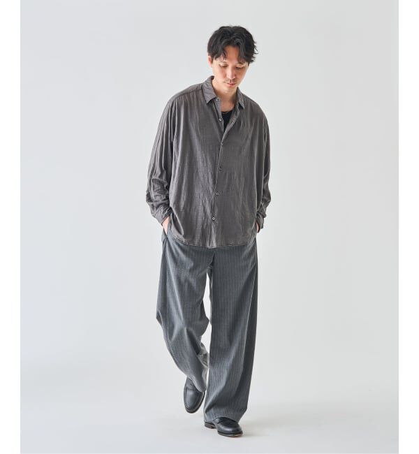 EDIFICE「《予約》Kanemasa Phil. (カネマサ フィル) 別注 28ゲージ Atmosphere Ramie シャツ」|シャツ・ブラウス|