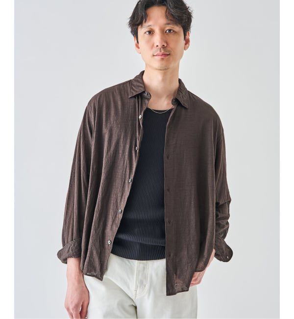 EDIFICE「《予約》Kanemasa Phil. (カネマサ フィル) 別注 28ゲージ Atmosphere Ramie シャツ」|シャツ・ブラウス|