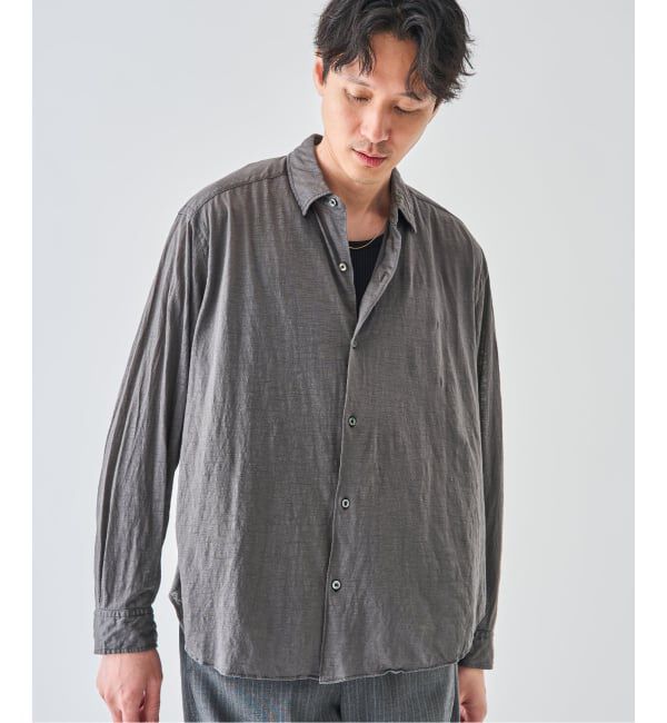 EDIFICE「《予約》Kanemasa Phil. (カネマサ フィル) 別注 28ゲージ Atmosphere Ramie シャツ」|シャツ・ブラウス|
