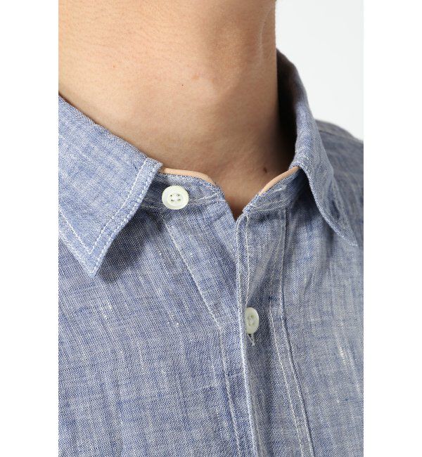 JOURNAL STANDARD「■リネンシャンブレー レザーパイピング■」|シャツ・ブラウス|