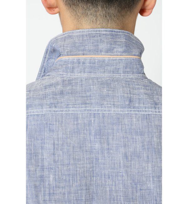 JOURNAL STANDARD「■リネンシャンブレー レザーパイピング■」|シャツ・ブラウス|