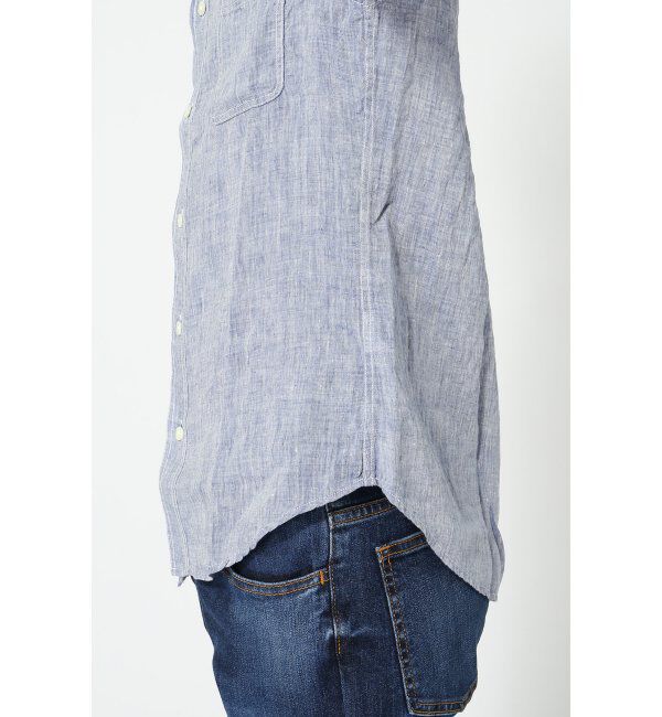 JOURNAL STANDARD「■リネンシャンブレー レザーパイピング■」|シャツ・ブラウス|