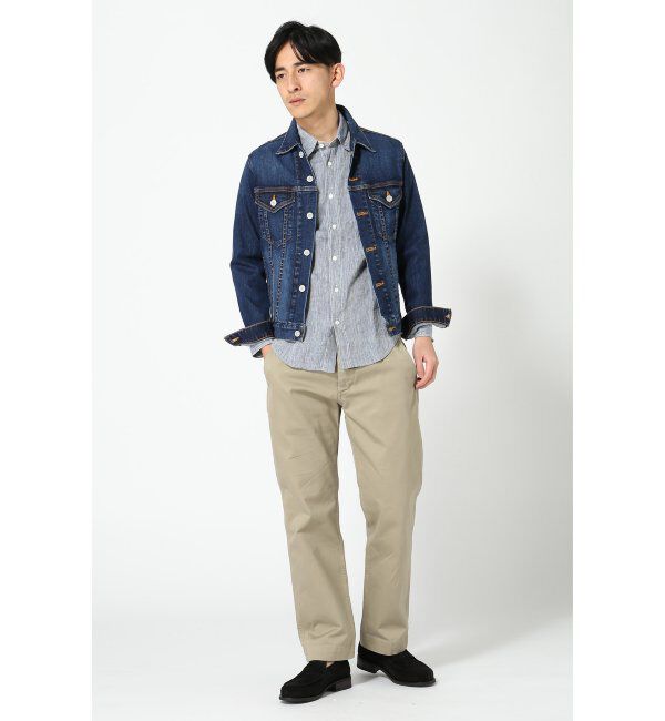 JOURNAL STANDARD「■リネンシャンブレー レザーパイピング■」|シャツ・ブラウス|