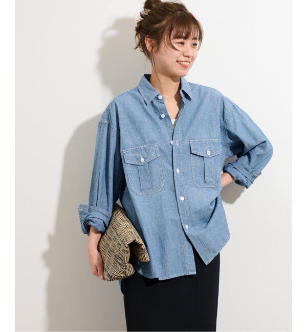JOURNAL STANDARD relume「シャンブレーワークシャツ」|シャツ・ブラウス|