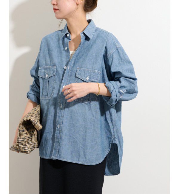 JOURNAL STANDARD relume「シャンブレーワークシャツ」|シャツ・ブラウス|