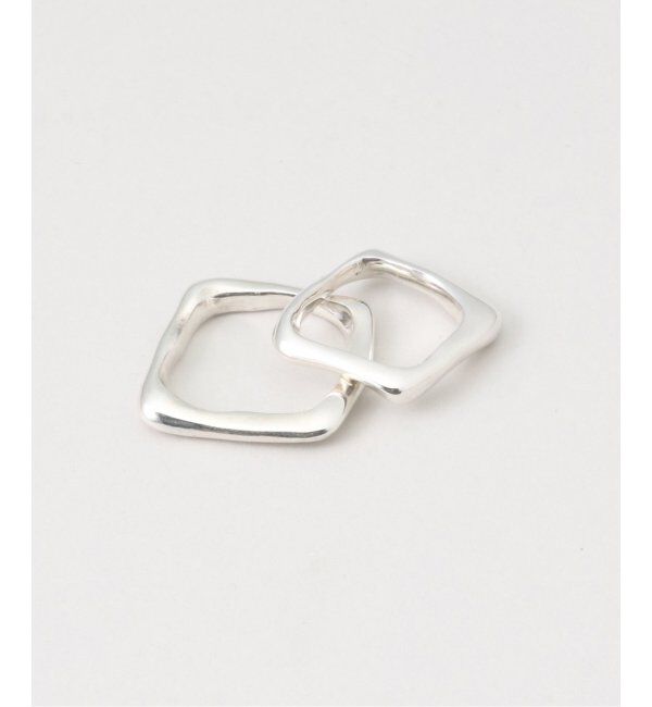 JOURNAL STANDARD「【MAISON DPULSE/メゾンドパルス】 SQUERE PAIR RING　H017」|リング|
