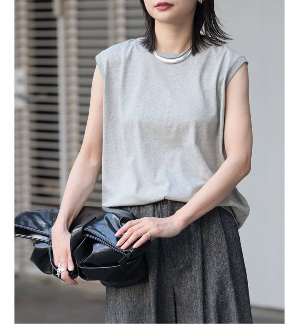 JOURNAL STANDARD「《追加2》汗ジミ防止天竺ノースリーブ」|Tシャツ・カットソー|グレー