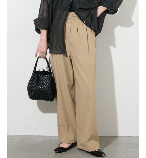 JOURNAL STANDARD「《追加4》【撥水/接触冷感/洗える/UVカット】リネンナイロンストレッチワイドパンツ」|その他|