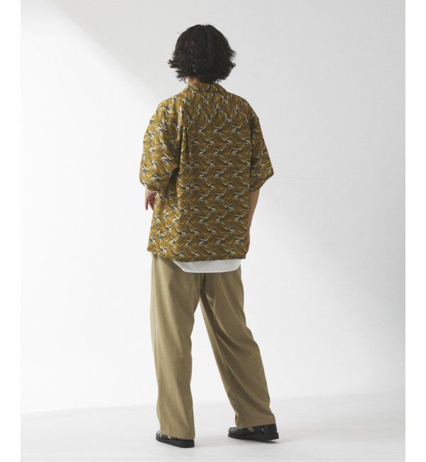 JOURNAL STANDARD relume「ホールパターン プリント オープンカラーシャツ」|シャツ・ブラウス|