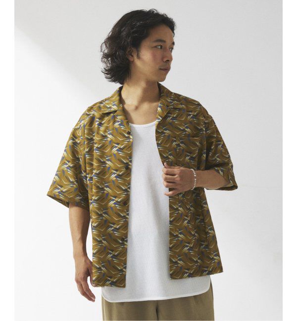 JOURNAL STANDARD relume「ホールパターン プリント オープンカラーシャツ」|シャツ・ブラウス|