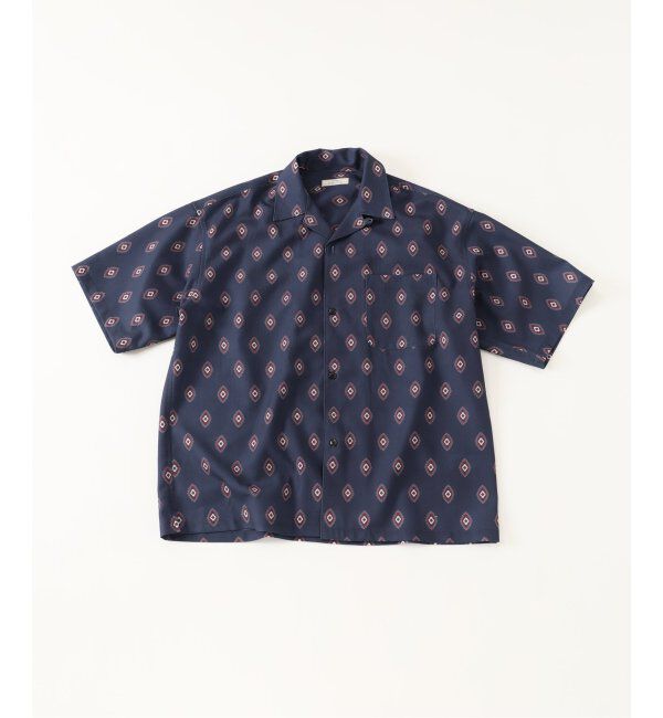 JOURNAL STANDARD relume「ホールパターン プリント オープンカラーシャツ」|シャツ・ブラウス|