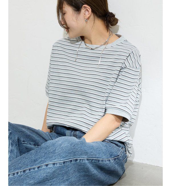 JOURNAL STANDARD「【STAR＆STRIPE】マルチボーダーリンガーT」|Tシャツ・カットソー|