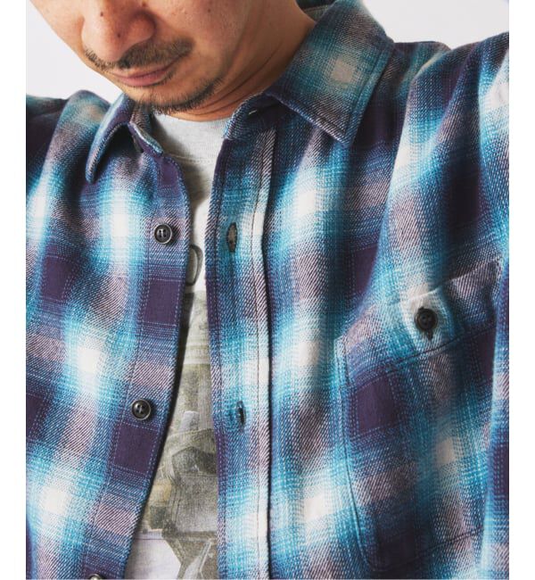JOURNAL STANDARD relume「USAコットン ネル オンブレチェック シャツ」|シャツ・ブラウス|