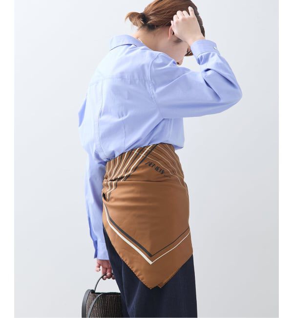 journal standard L'essage「《予約》【AENEIS/エネス】Minimal Illusion 1970 Silk Scarf：スカーフ」|バンダナ・スカーフ|
