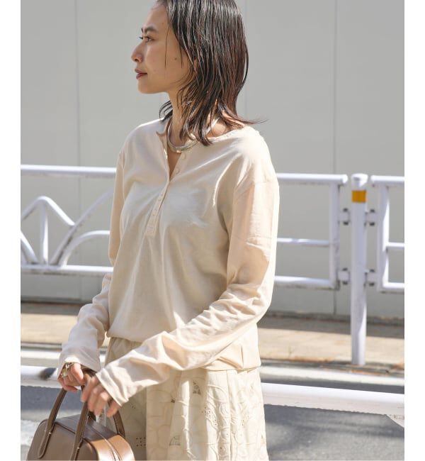 JOURNAL STANDARD「《予約》シアーコットン2WAYヘンリー」|Tシャツ・カットソー|