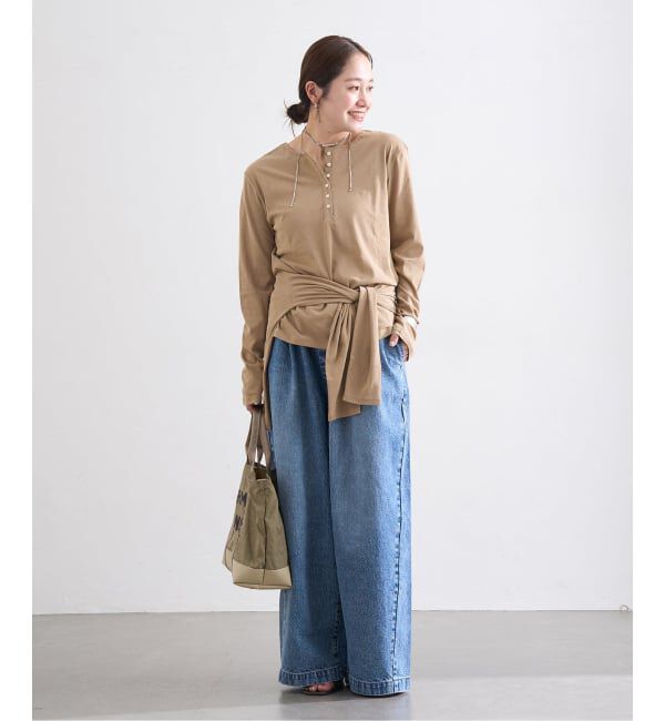 JOURNAL STANDARD「《予約》シアーコットン2WAYヘンリー」|Tシャツ・カットソー|