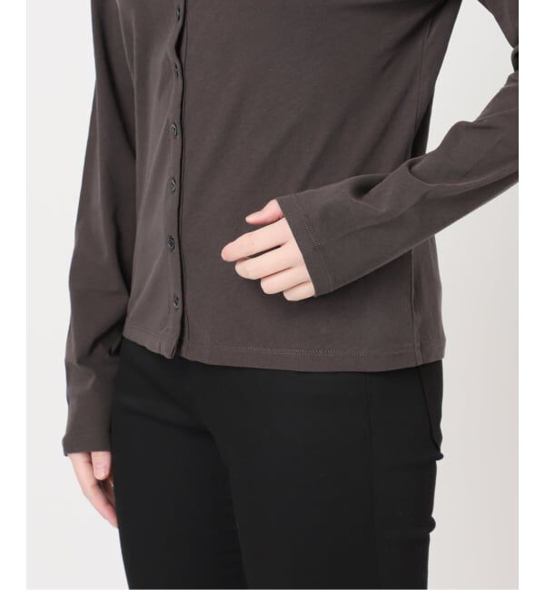 JOURNAL STANDARD「《予約》シアーコットンクルーネックカーディガン」|カーディガン|