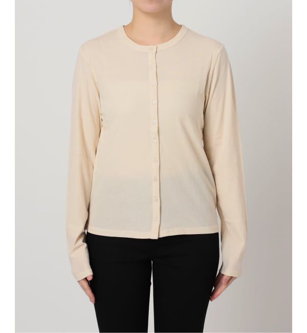 JOURNAL STANDARD「《予約》シアーコットンクルーネックカーディガン」|カーディガン|