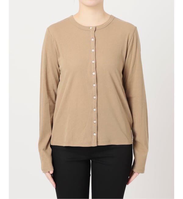 JOURNAL STANDARD「《予約》シアーコットンクルーネックカーディガン」|カーディガン|