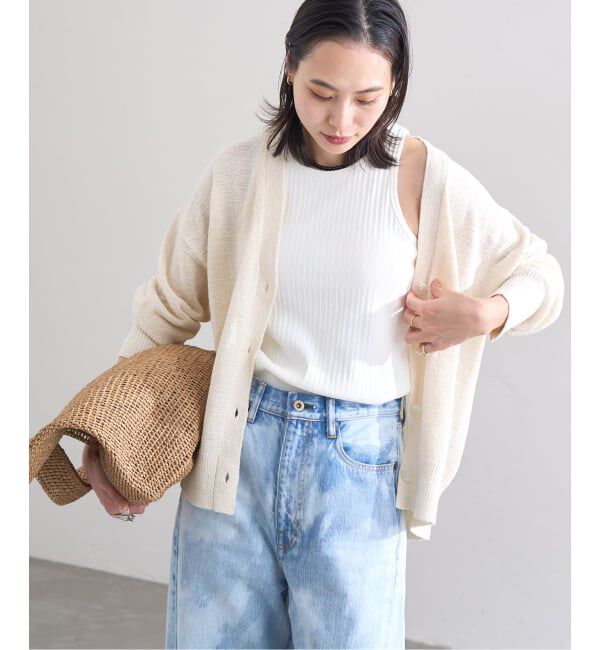 JOURNAL STANDARD「《予約》テープヤーンVカーディガン」|カーディガン|