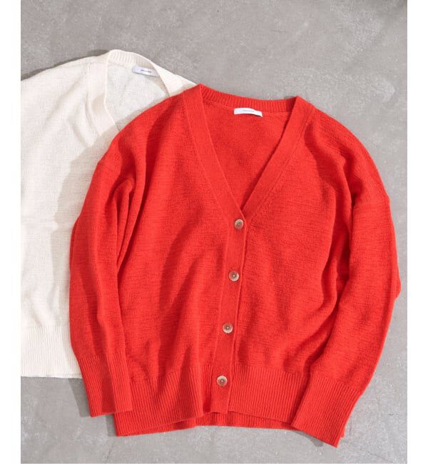 JOURNAL STANDARD「《予約》テープヤーンVカーディガン」|カーディガン|