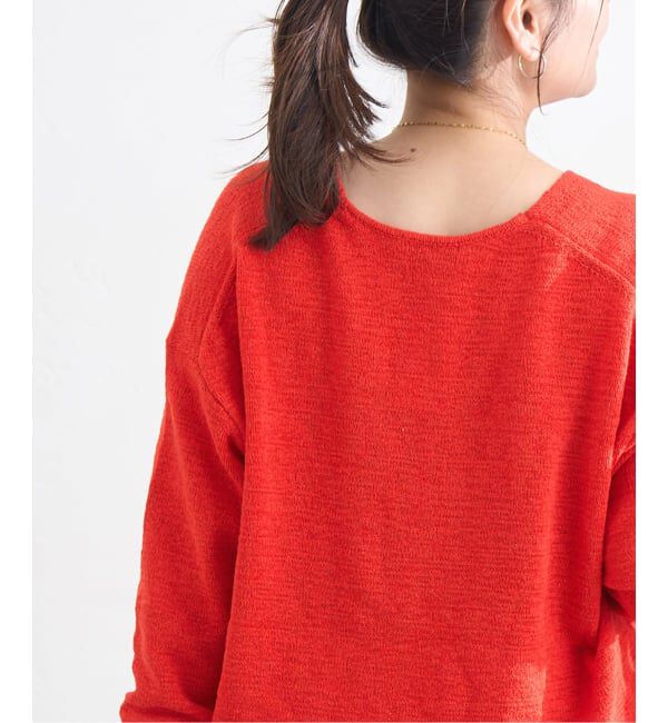 JOURNAL STANDARD「《予約》テープヤーンニュアンスVプルオーバー」|ニット・セーター|