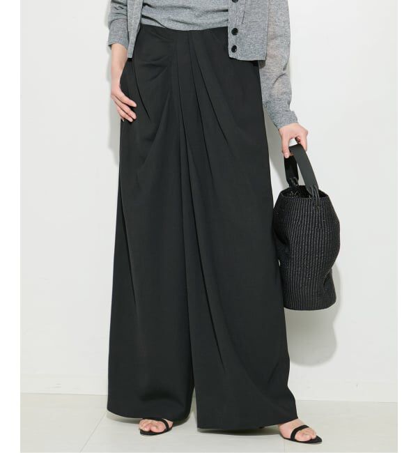 journal standard L'essage「《予約》TTツイル ラップパンツ」|その他|ブラック