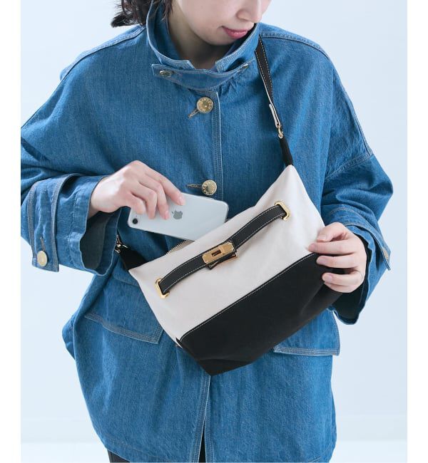 journal standard L'essage「《予約》別注【SITA PARANTICA/シータパランティカ】ハーフショルダーバッグ」|ショルダー・メッセンジャー|ブラック