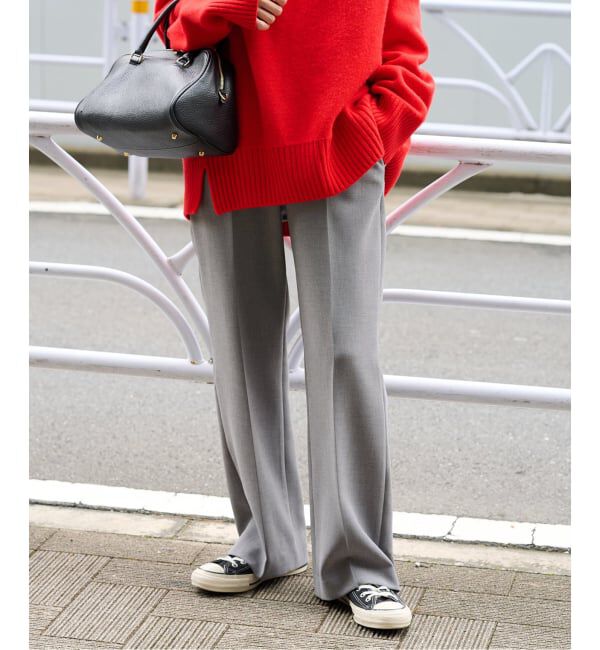 FRAMeWORK「≪追加≫セミフレアパンツ3」|スラックス|