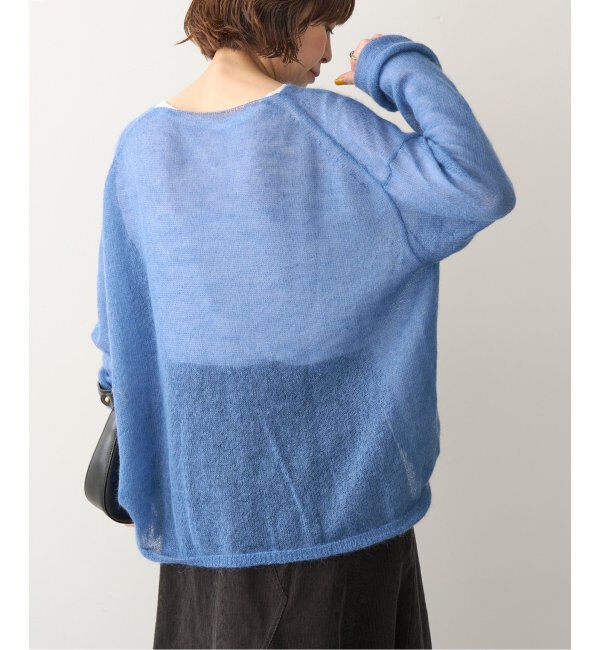 Spick and Span「《WEB限定カラー有り / 追加》ルーズモヘヤMIXボートネックニット」|ニット・セーター|