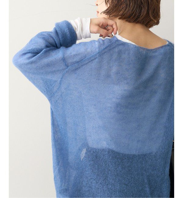 Spick and Span「《WEB限定カラー有り / 追加》ルーズモヘヤMIXボートネックニット」|ニット・セーター|