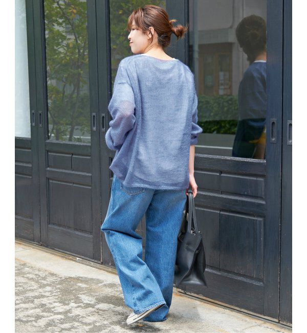 Spick and Span「《WEB限定カラー有り / 追加》ルーズモヘヤMIXボートネックニット」|ニット・セーター|