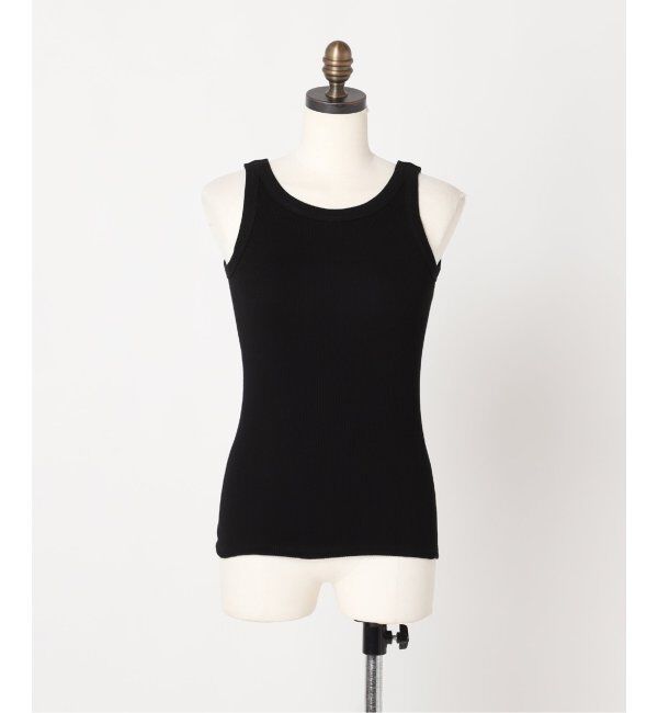 Spick and Span「《追加》甘撚テレコアメスリタンク」|タンクトップ|